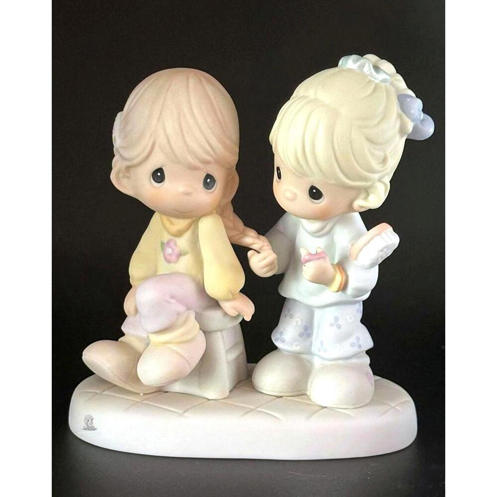 Precious Moments Adorable Collectible Figurine of Two Girls 🕊️🌸